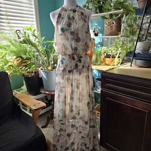 Joyfolie Multicolor Floral Maxi Dress